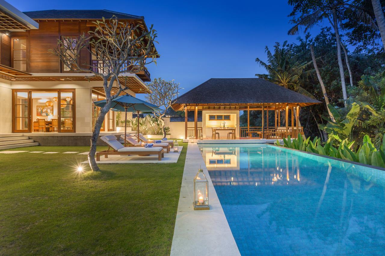 Villa Rusa Biru - Modern Villa With Private Pool And Cook In The Heart Of Berawa Canggu Exterior foto