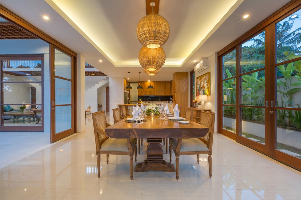 Villa Rusa Biru - Modern Villa With Private Pool And Cook In The Heart Of Berawa Canggu Exterior foto