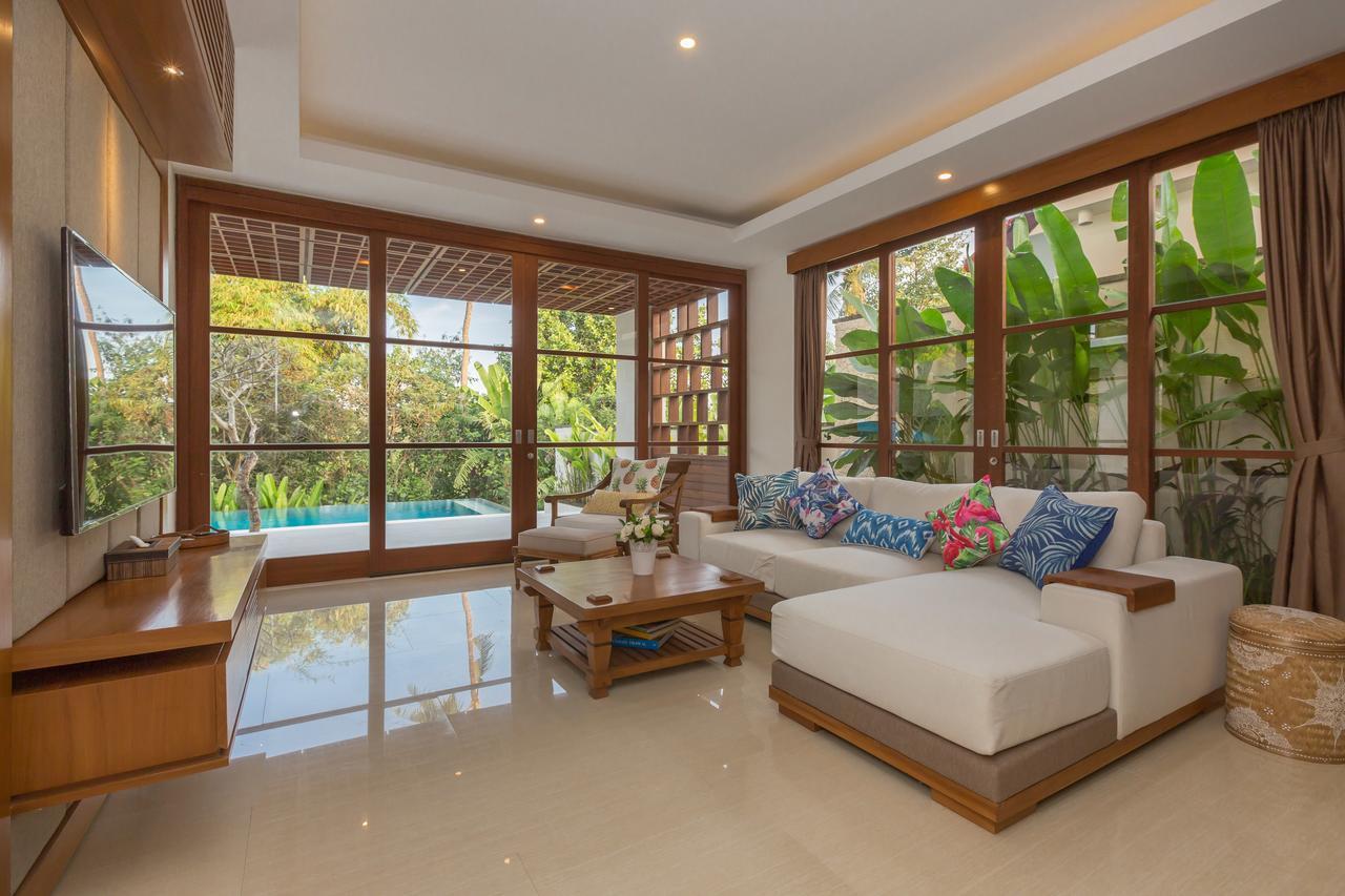 Villa Rusa Biru - Modern Villa With Private Pool And Cook In The Heart Of Berawa Canggu Exterior foto