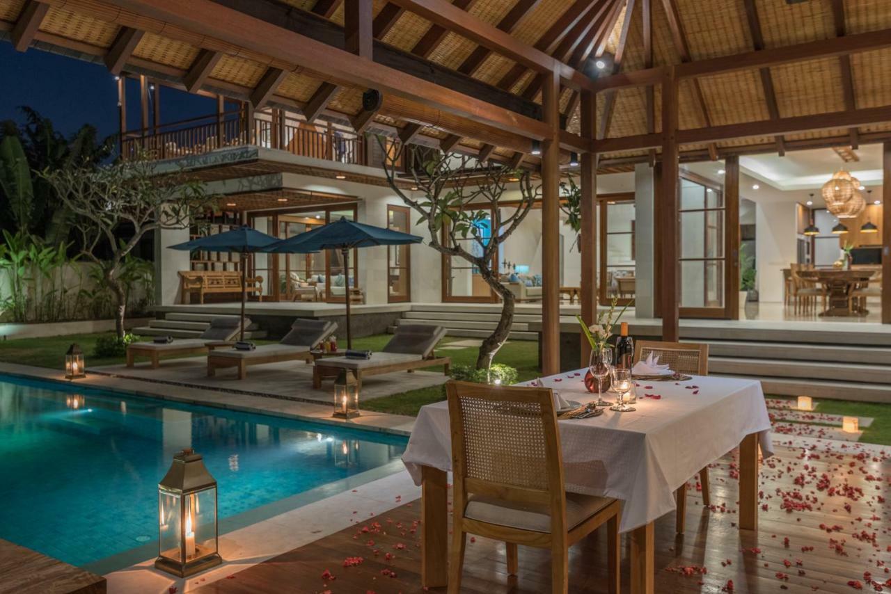 Villa Rusa Biru - Modern Villa With Private Pool And Cook In The Heart Of Berawa Canggu Exterior foto